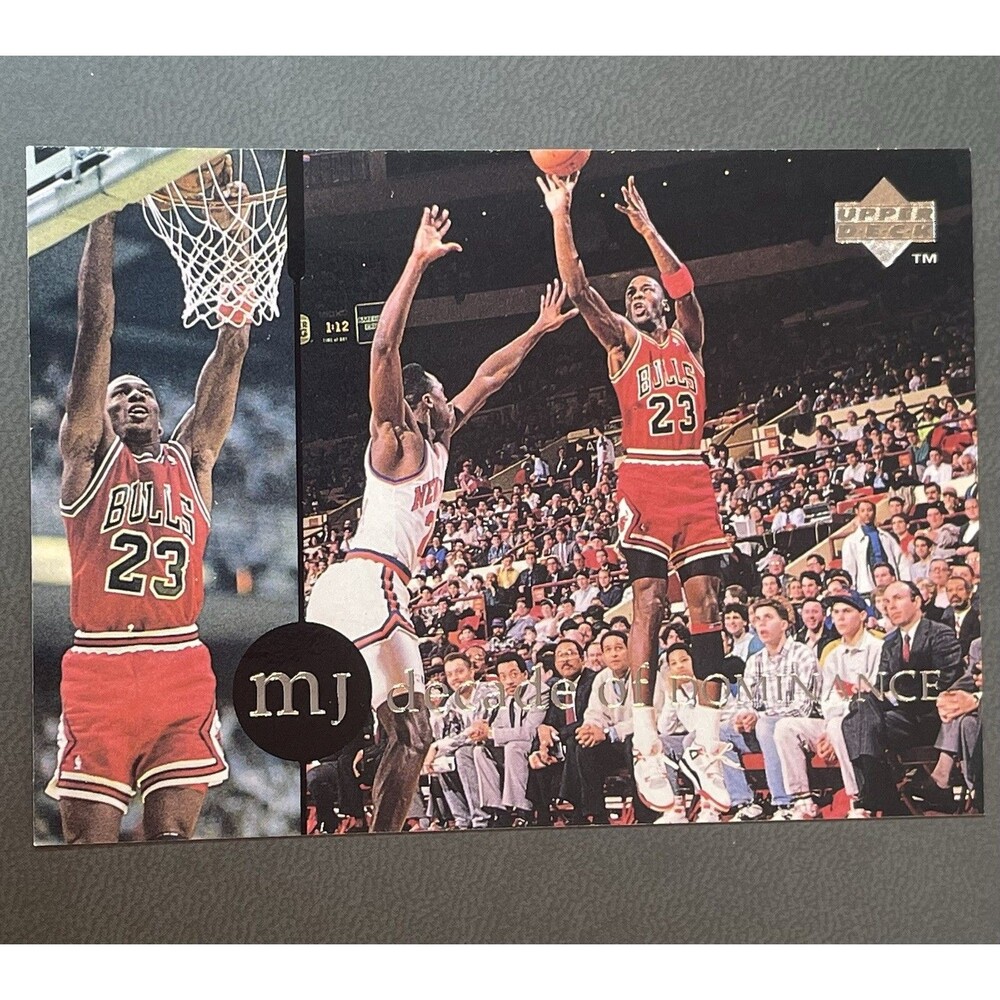 1994 Upper Deck Michael Jordan MENENDEZ BROS Rare Air Decade of Dominance #89 Mt